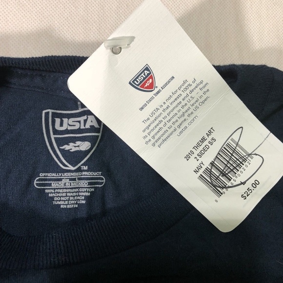 VINTAGE USTA 2010 U.S. OPEN CHAMPIONSHIPS SHIRT - Picture 3 of 7